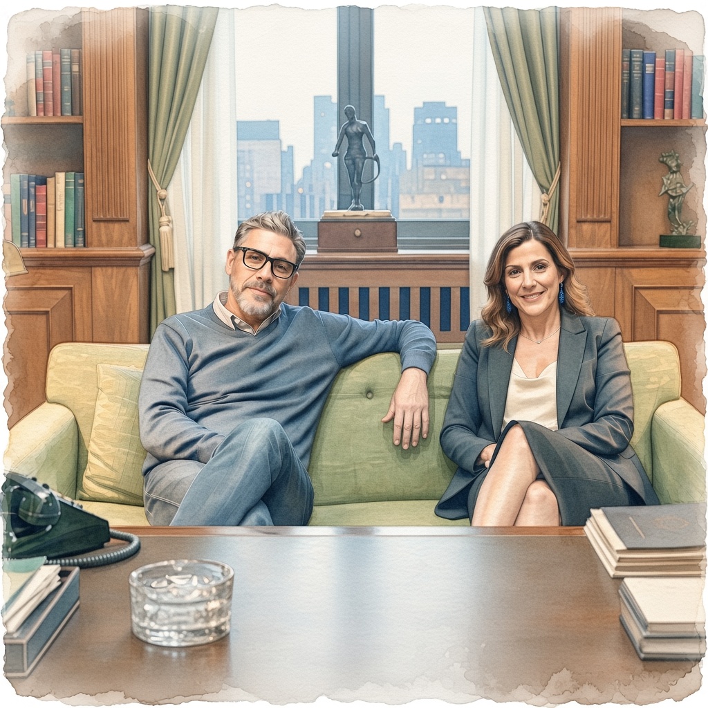 Mario Comando and Alessia Bosatra, co-founders of SuitesFlow.
