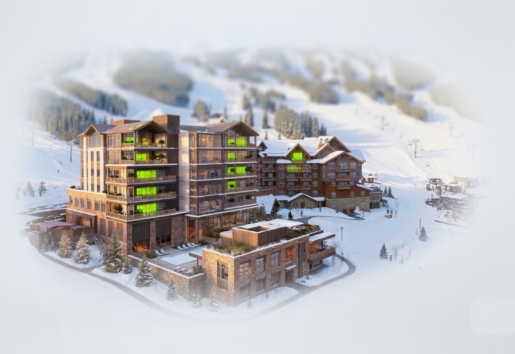 Navigator 3D building model — only units matching the active filters highlighted.